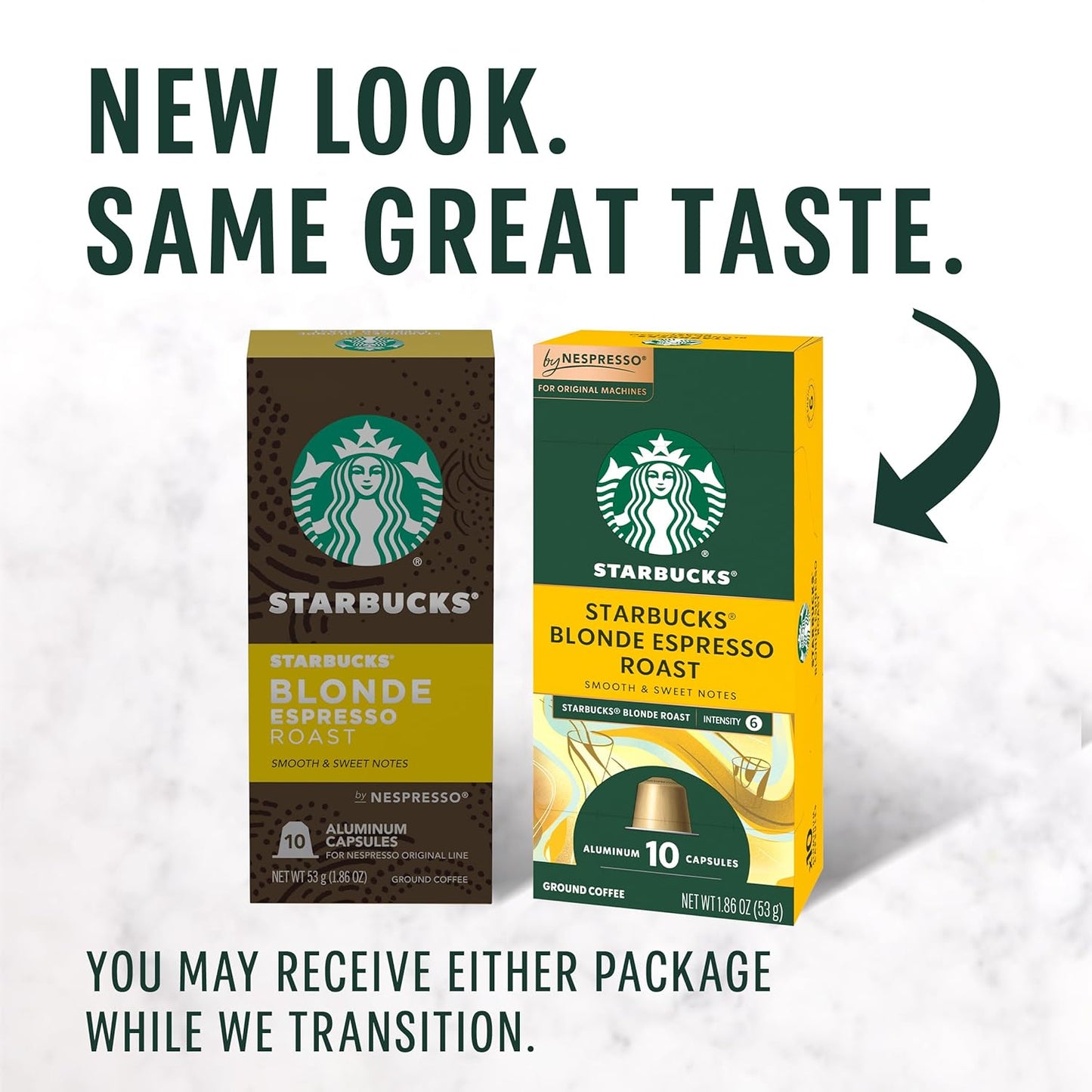 Starbucks Nespresso Original Roast Espresso 50-Capsule Pack - Christmas Special