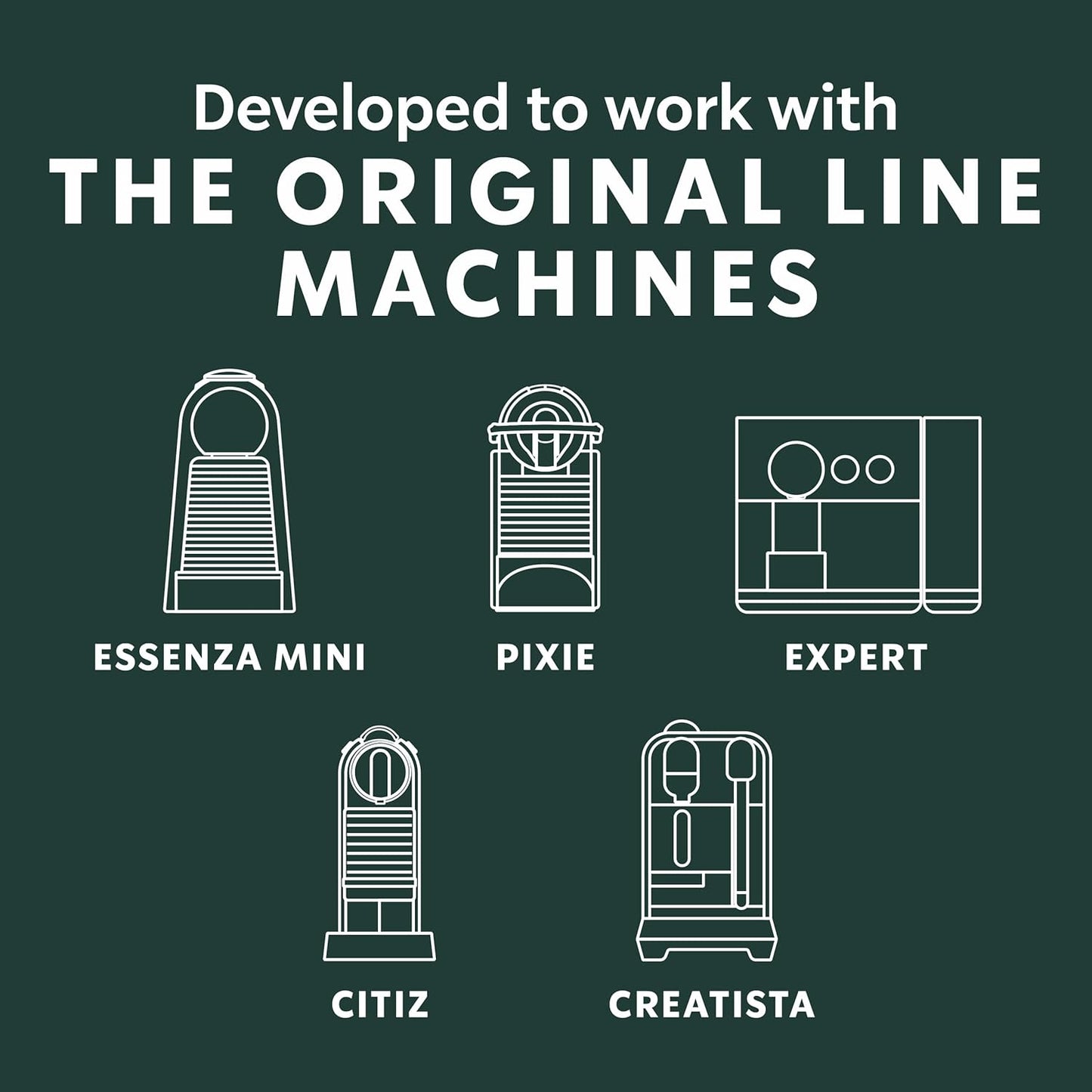 Starbucks Nespresso Original Roast Espresso 50-Capsule Pack - Christmas Special