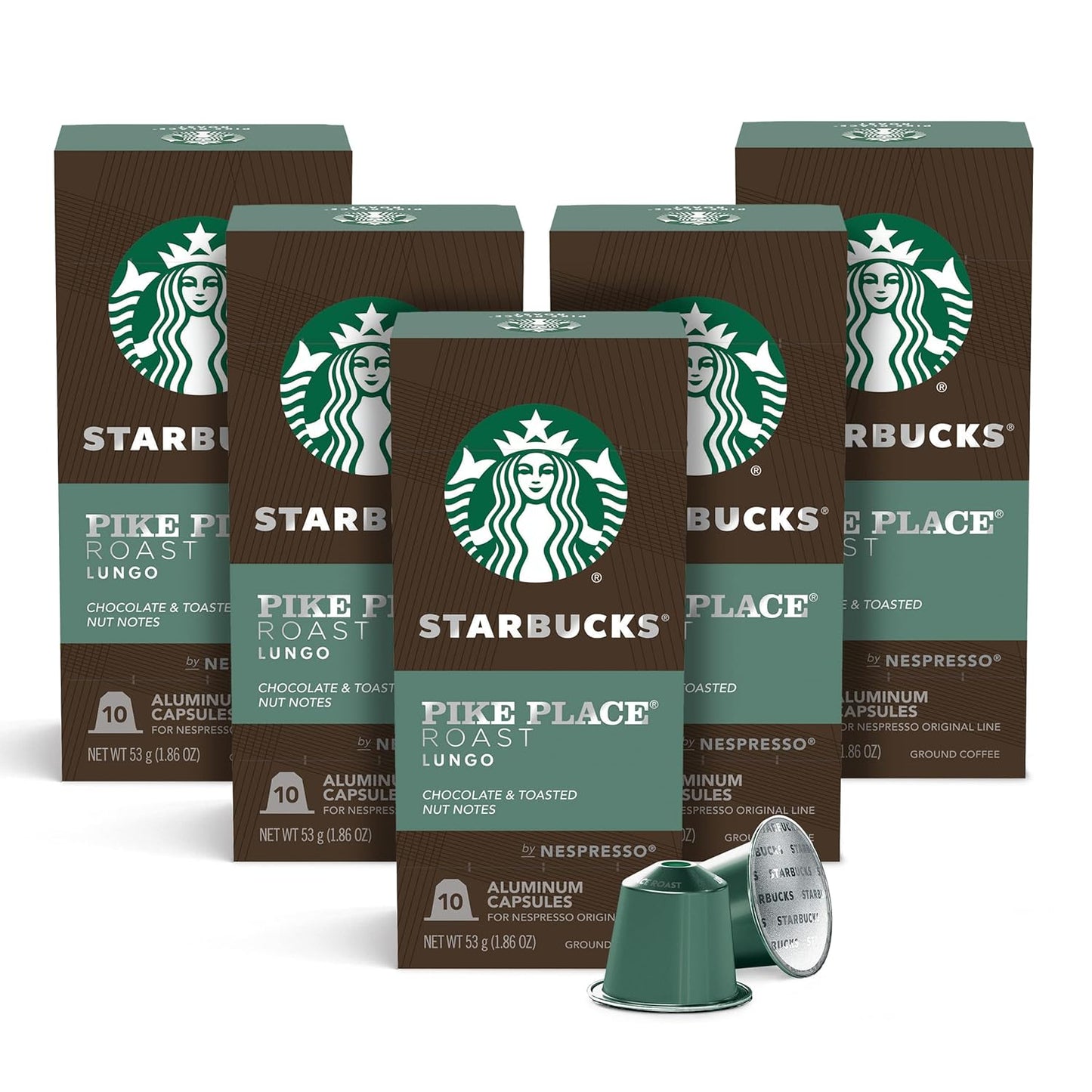 Starbucks Nespresso Original Roast Espresso 50-Capsule Pack - Christmas Special